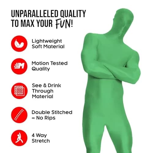Morphsuits Full Bodysuit Costume Adult Zentai Suit | Full Body Spandex Bodysuit Men thumbnail 6