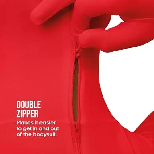 Morphsuits Red Spandex Bodysuit Zentai Costume Medium | Full Body Stretch for Halloween & Parties thumbnail 9
