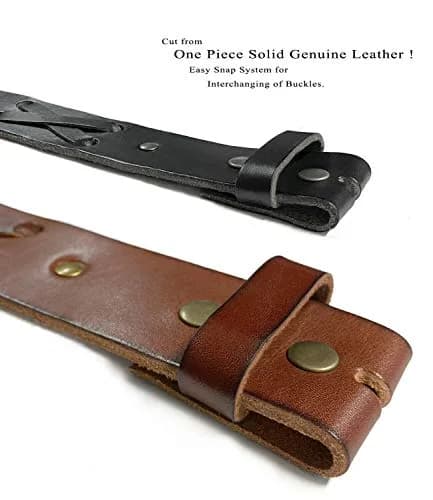 Belts.com TB105 Western X-Laced Full Grain Leather Belt Strap 38 | Classic Casual Style thumbnail 4