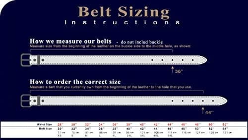 Belts.com TB105 Western X-Laced Full Grain Leather Belt Strap 38 | Classic Casual Style thumbnail 7
