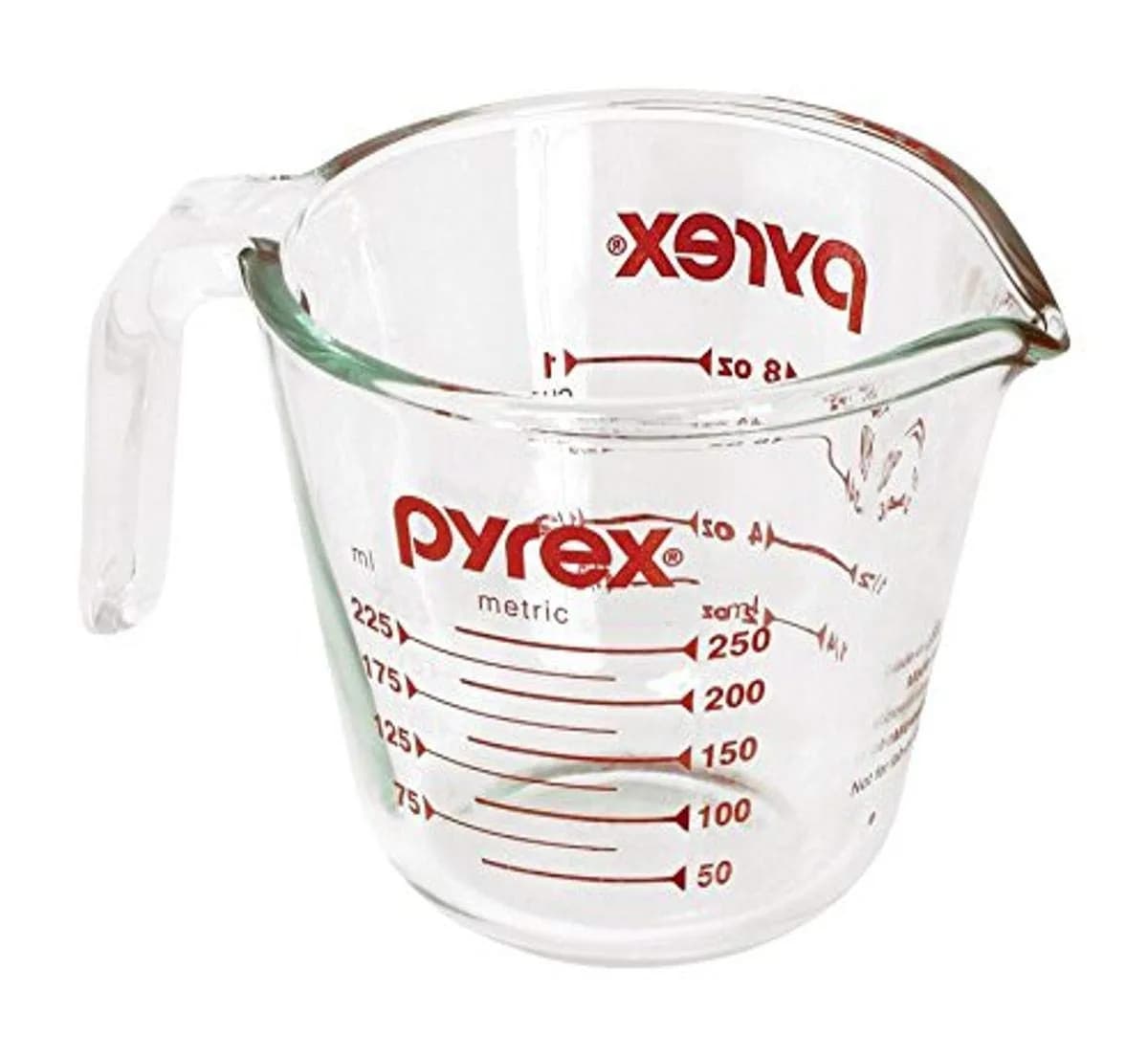 Pyrex Prepware 1-Cup Glass Measuring Cup | Clear, Microwave & Dishwasher Safe, 1118443 — 1-Cup Measuring Cup