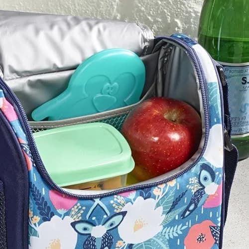 Fit & Fresh Reusable Kids Lunch Box Ice Packs, 4pk | Slim Penguin-Shaped Freezer Packs for School & Picnic thumbnail 5