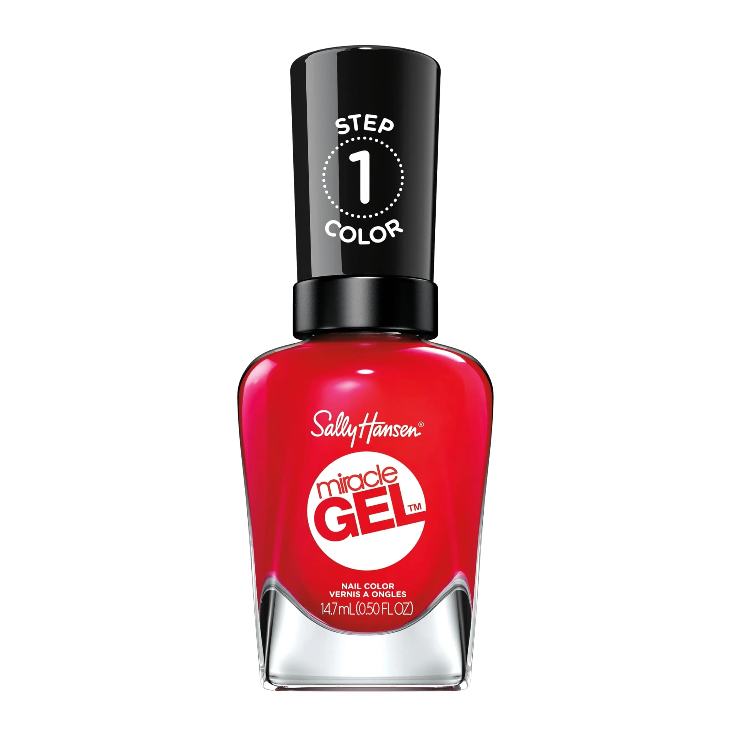 Sally Hansen Miracle Gel Nail Polish 0.5 Fl Oz | No UV Needed, Long Lasting, Vegan, Glossy (70-120 chars) — 0.5 Fl Oz