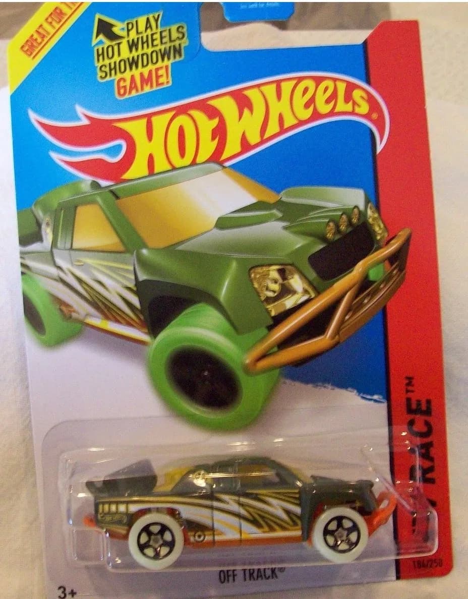 Hot Wheels Off Track Treasure Hunt 1:64 Scale Die-Cast Truck | Collectible Toy Car for Kids 3+