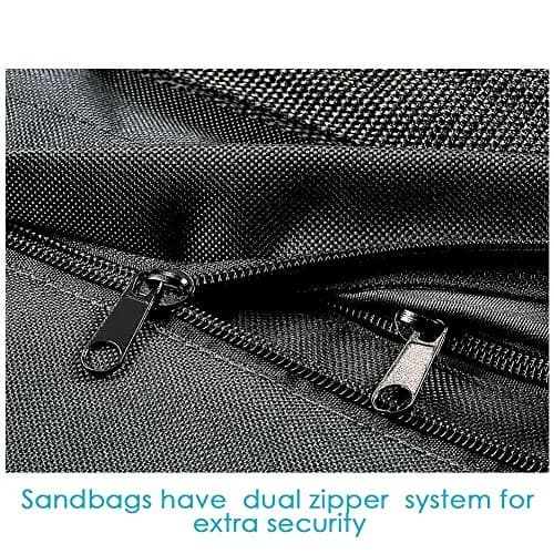 NEEWER Sandbags for Photography 4 Pack Black Heavy Duty 20lb | Heavyweight Support for Light Stands & Tripods thumbnail 4