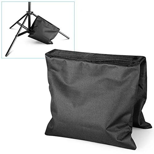 NEEWER Sandbags for Photography 4 Pack Black Heavy Duty 20lb | Heavyweight Support for Light Stands & Tripods thumbnail 3