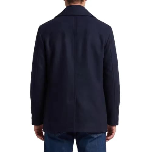 Nautica Wool Blend Peacoat – Double-Breasted Winter Coat, X-Large | Classic Cold-Weather Style thumbnail 7