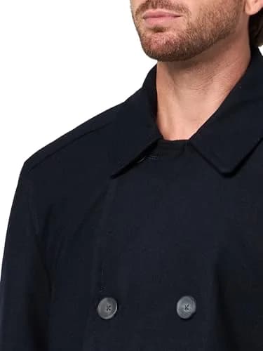 Nautica Wool Blend Peacoat – Double-Breasted Winter Coat, X-Large | Classic Cold-Weather Style thumbnail 3