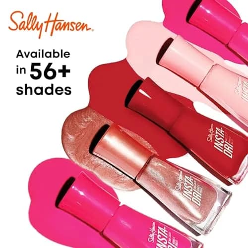 Sally Hansen Insta-Dri Nail Polish Back to Black 9.17ml (0.31 Fl Oz) | Quick Dry, Opaque, Shiny Finish thumbnail 5