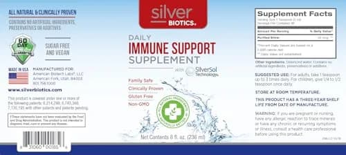 American Biotech Labs Silver Biotics 8 Fl Oz | Immune Support with SilverSol Technology thumbnail 7