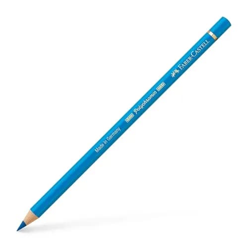 Faber-Castell Polychromos Colored Pencils 6 Count (102 Cream) | Artist Quality for Smooth Drawing — Phthalo Blue