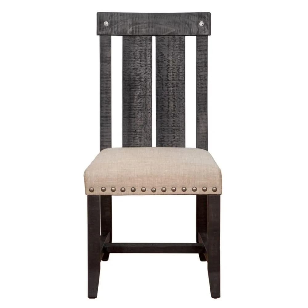 Modus Furniture Yosemite Solid Wood Dining Chair, Cafe | Armless, 24x20x40 in | Rustic Industrial Style