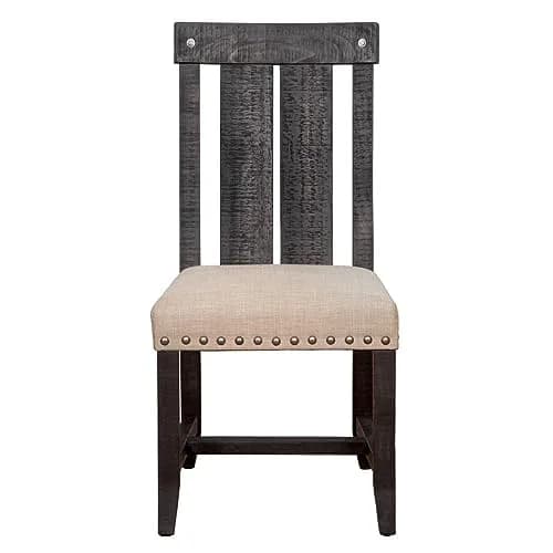 Modus Furniture Yosemite Solid Wood Dining Chair, Cafe | Armless, 24x20x40 in | Rustic Industrial Style thumbnail 1