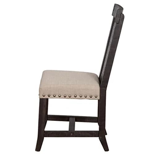 Modus Furniture Yosemite Solid Wood Dining Chair, Cafe | Armless, 24x20x40 in | Rustic Industrial Style thumbnail 6