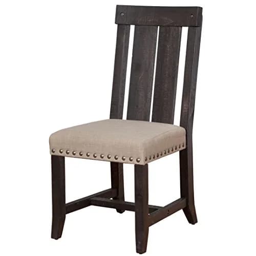 Modus Furniture Yosemite Solid Wood Dining Chair, Cafe | Armless, 24x20x40 in | Rustic Industrial Style thumbnail 7