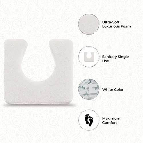 ForPro Sole Toe Separators, 144ct, White | Ultra-Soft Foam for Pedicure & Nail Polish (70-120 chars) thumbnail 5