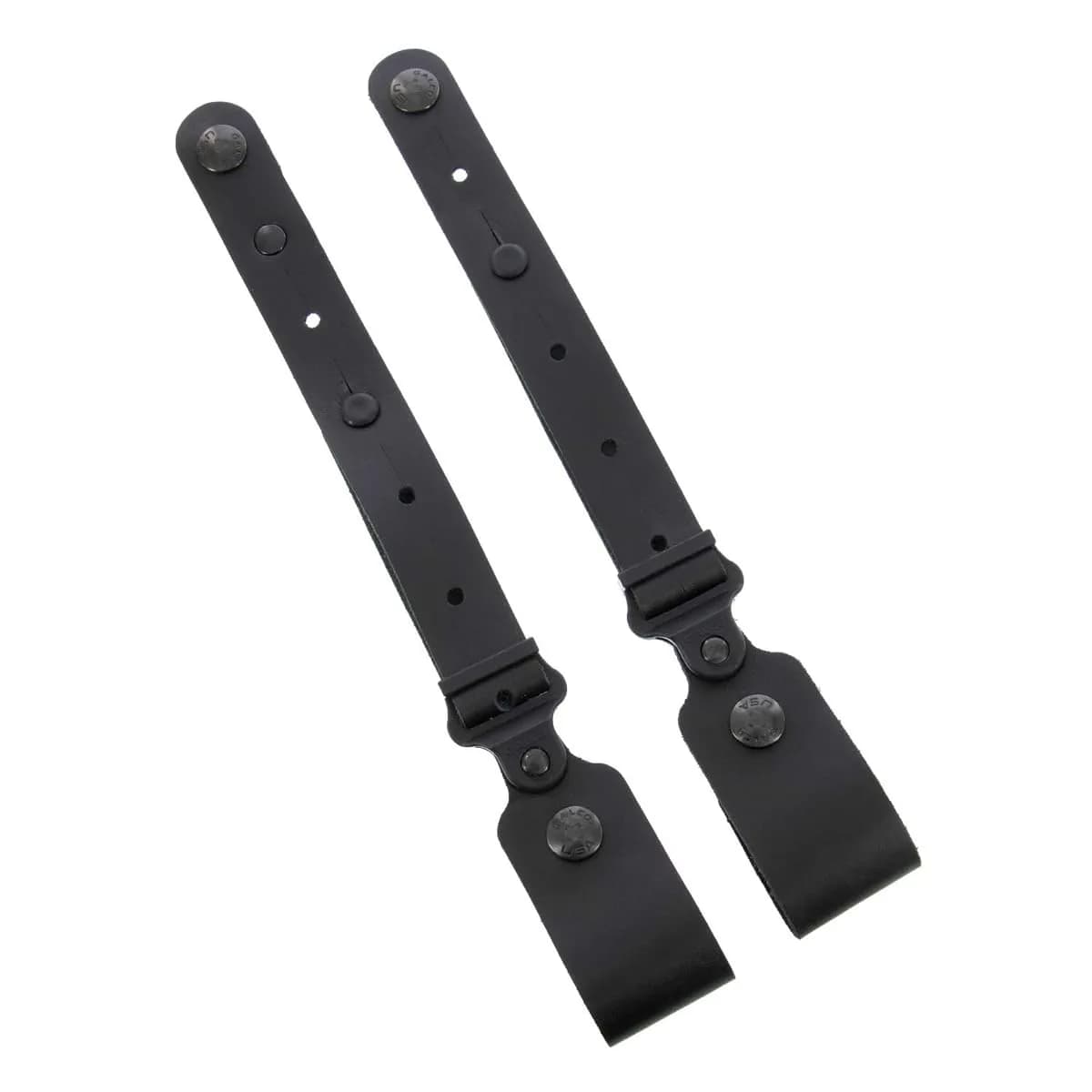 Galco Horizontal Shoulder System Tie Down Set 2.0 for Galco Miami Classic, Miami Classic II, Parabellum 2.0 and Jackass Rig Shoulder Systems, Black | Full Grain Leather — Black