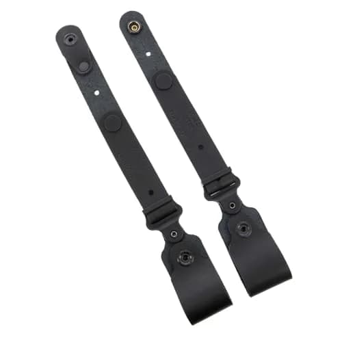 Galco Horizontal Shoulder System Tie Down Set 2.0 for Galco Miami Classic, Miami Classic II, Parabellum 2.0 and Jackass Rig Shoulder Systems, Black | Full Grain Leather thumbnail 2