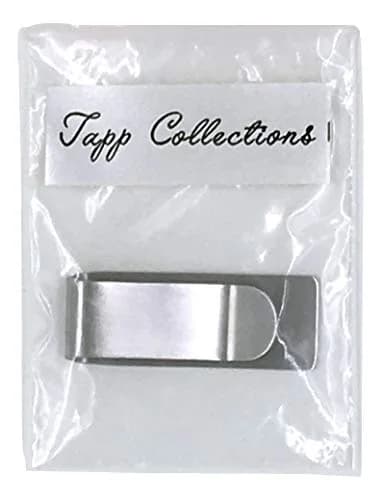 Tapp Collections Silver Stainless Steel Slim Money Clip #3 | Modern Design, Perfect Gift for Groomsman & Father's Day (70-120c) thumbnail 4