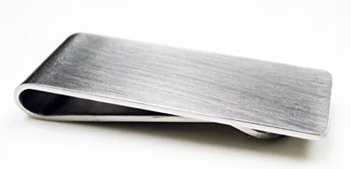 Tapp Collections Silver Stainless Steel Slim Money Clip #3 | Modern Design, Perfect Gift for Groomsman & Father's Day (70-120c) thumbnail 5