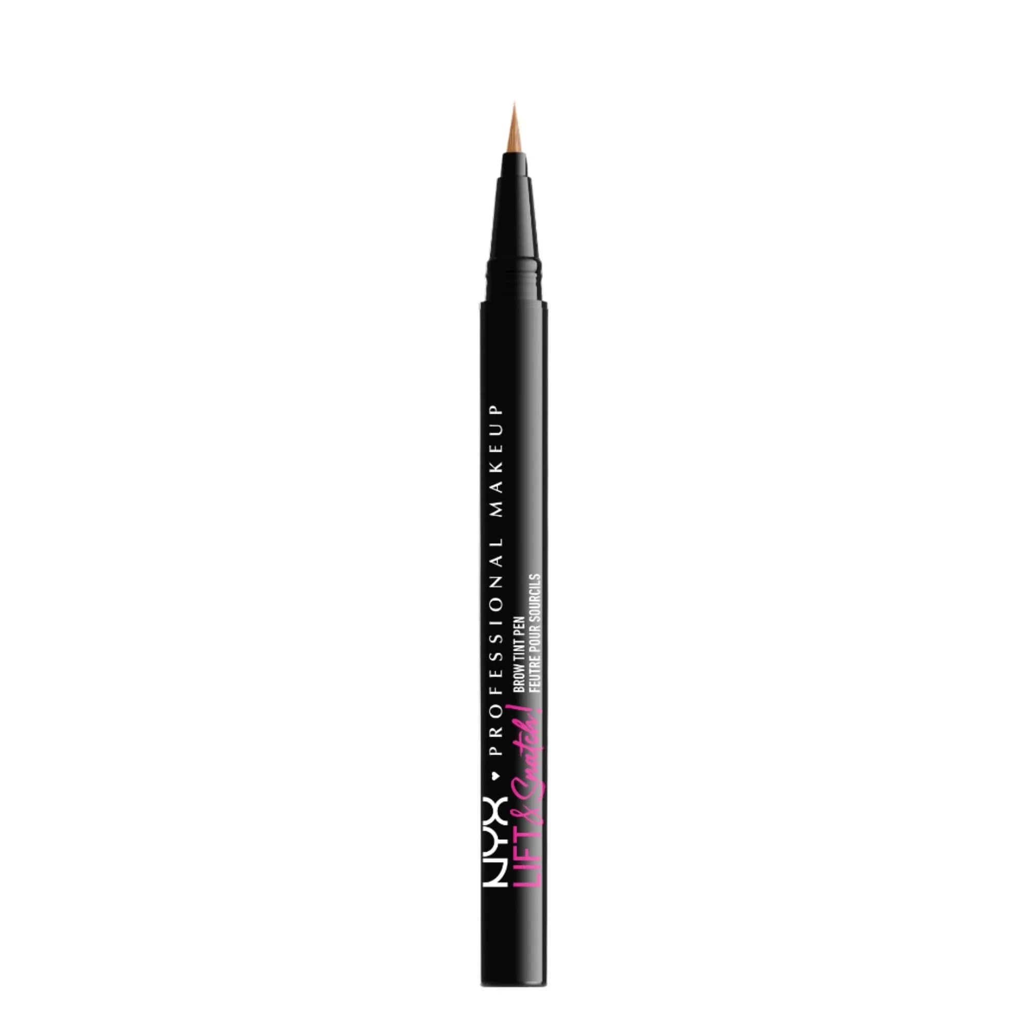 NYX PROFESSIONAL MAKEUP Lift & Snatch Eyebrow Tint Pen, Gray Black | Microbrush, 16HR Smudge-Resistant — Soft Brown