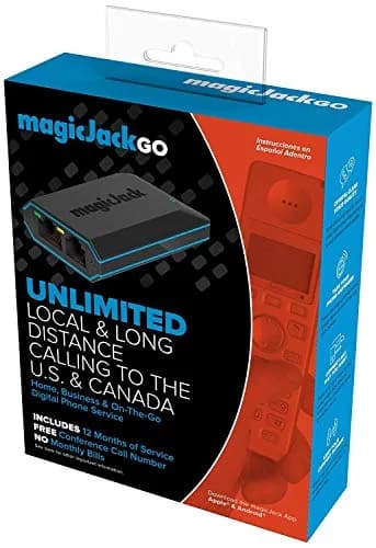magicJackGO 2017 VOIP Phone Adapter Portable Home and On-The-Go Digital Phone Service | Make Unlimited Local & Long Distance Calls to U.S. & Canada thumbnail 1