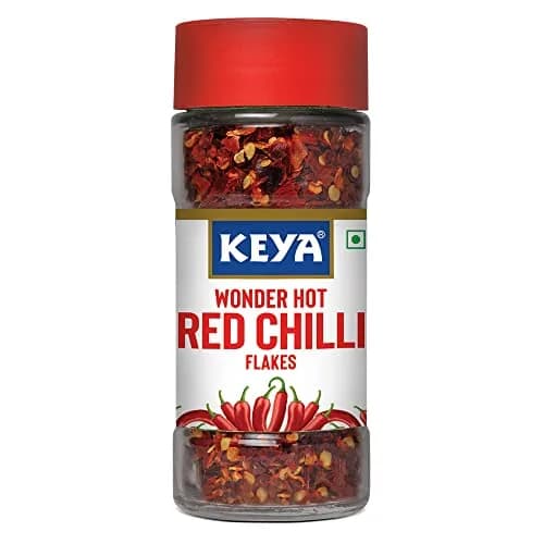 KEYA Red Chilli Flakes Seasoning 40g (1.41 oz) | Aromatic Spicy Dried Pizza Pasta Seasoning thumbnail 1