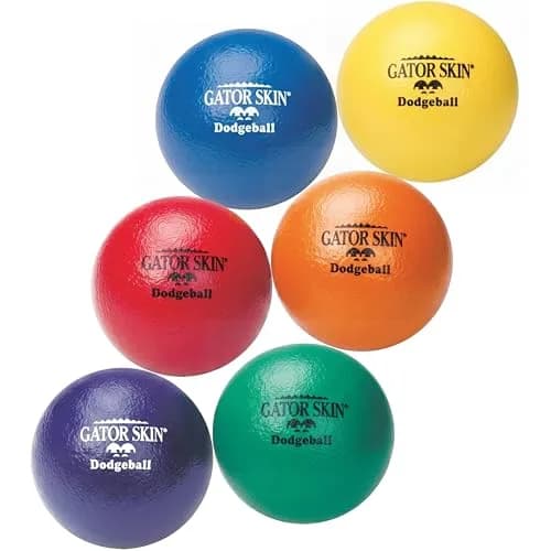 Gator Skin Foam Dodgeballs 6 Inch (156g) 6-Pack | No-Sting Fun for Kids Ages 4-8 thumbnail 1