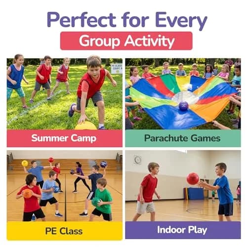 Gator Skin Foam Dodgeballs 6 Inch (156g) 6-Pack | No-Sting Fun for Kids Ages 4-8 thumbnail 7