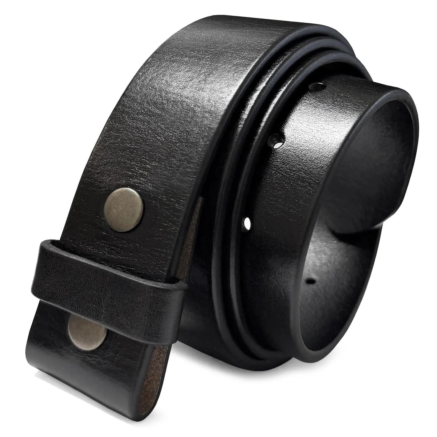 Belts.com Full Grain Leather Belt Strap 36 | No Slot Hole, Vintage Finish