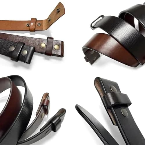 Belts.com Full Grain Leather Belt Strap 36 | No Slot Hole, Vintage Finish thumbnail 6