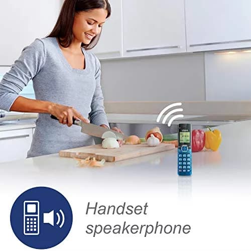VTech CS6719-15 DECT 6.0 Cordless Phone with Caller ID/Call Waiting, 1 Handset Blue | Backlit Keypad & Display thumbnail 5