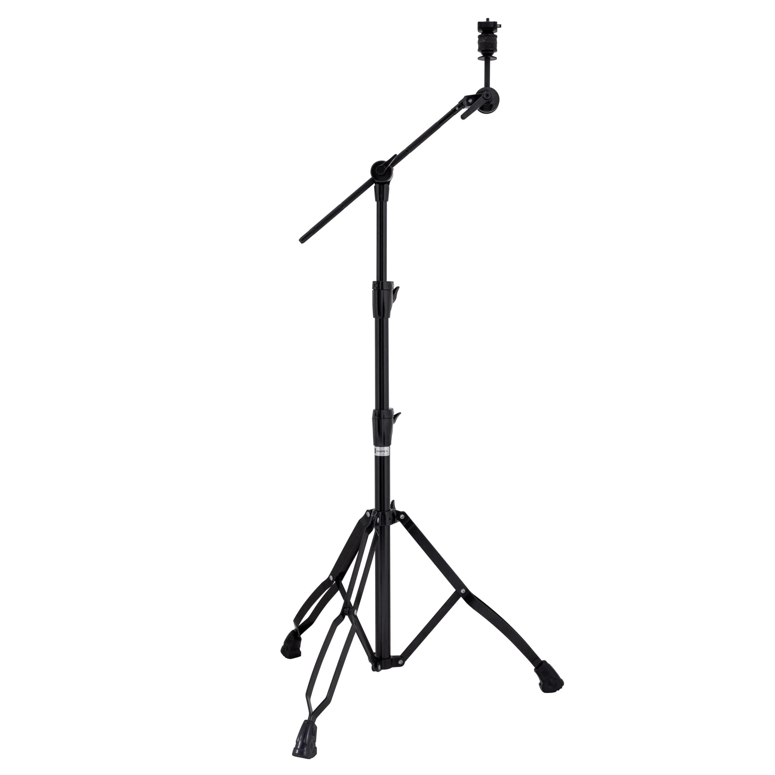 Mapex ITEM_STAND Black Plated | Heavy-Duty Cymbal Boom Stand with Fine Adjustment (70-120 chars) — BLACK PLATED