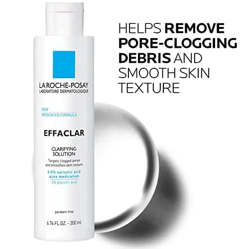 La Roche-Posay Effaclar Clarifying Solution Acne Toner 200ml (6.76 Fl Oz) | Exfoliates Pores for Oily Skin thumbnail 4