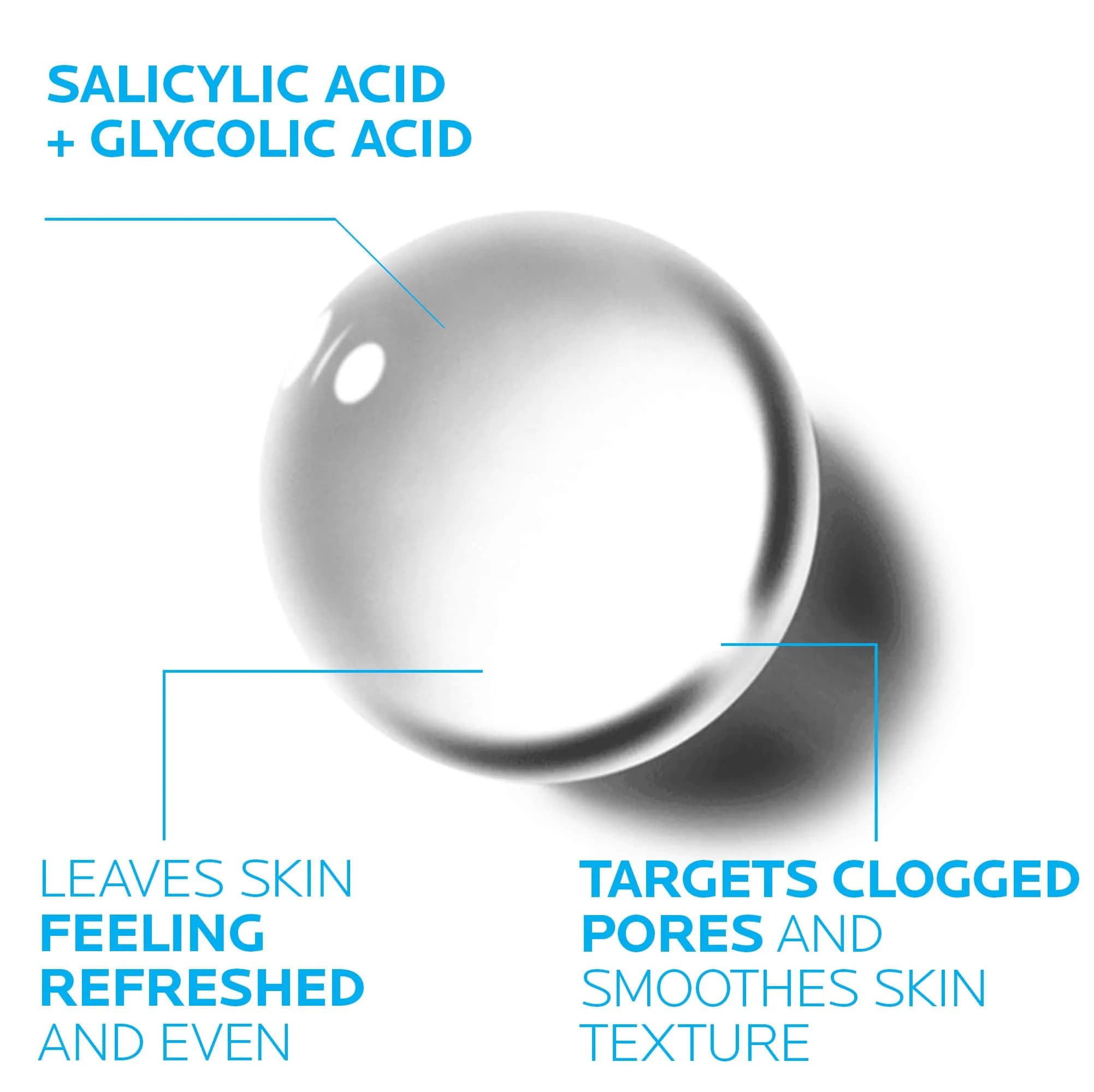 La Roche-Posay Effaclar Clarifying Solution Acne Toner 200ml (6.76 Fl Oz) | Exfoliates Pores for Oily Skin - view 2