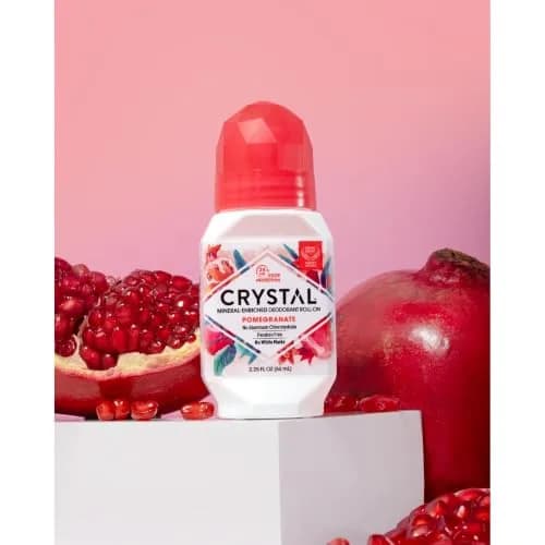 Crystal Essence Mineral Deodorant Roll-On Pomegranate 66ml (2.25 Fl Oz) | 24-Hour Odor Protection thumbnail 3