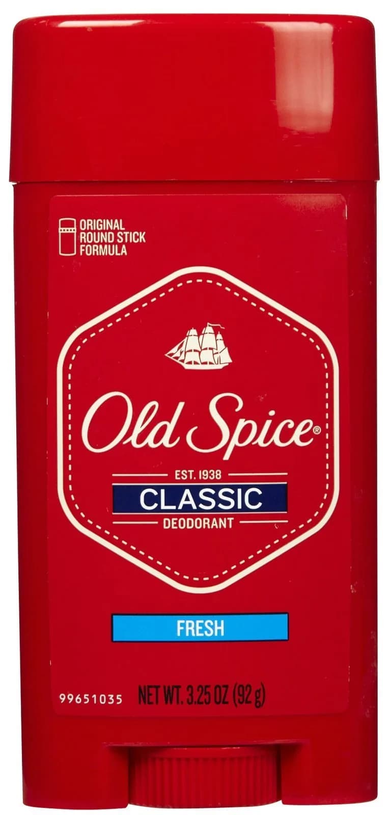 Old Spice Classic Stick Deodorant for Men, Fresh Scent, 3.25 oz | 24hr Sweat & Odor Protection - main product image