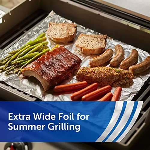 Reynolds Heavy Duty Aluminum Foil 18 Inch Width 75 Sq Ft | Food Grade Kitchen Wrap thumbnail 6