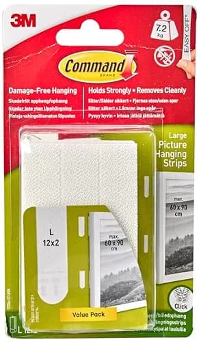 Command White Picture Hangers Value Pack | Damage-Free Decorating for Gallery Walls thumbnail 1
