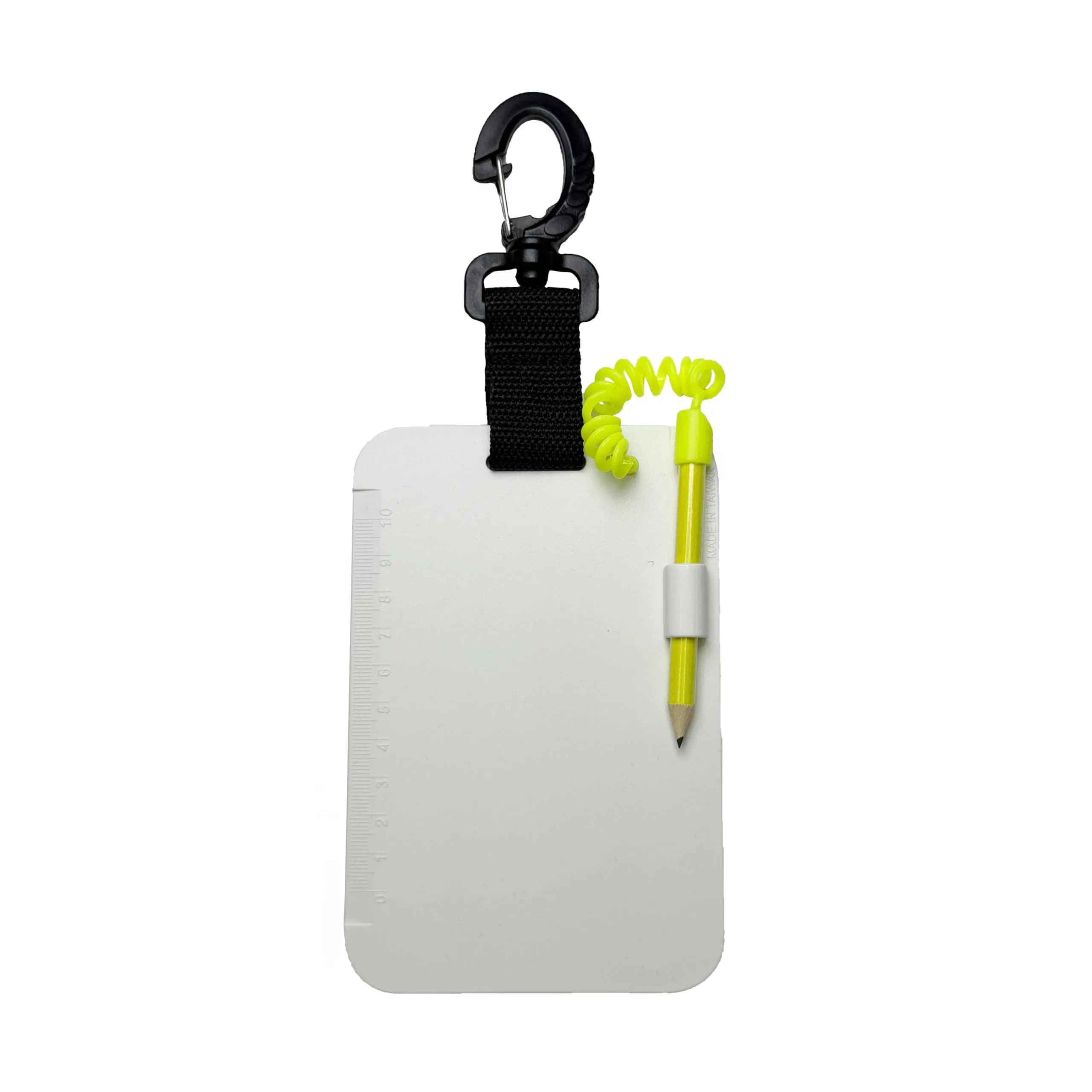 Scuba Choice 6" x 4" Diving Slate with Clip & Graphite Pencil | Waterproof Reusable Underwater Writing Pad — Diveslate#21