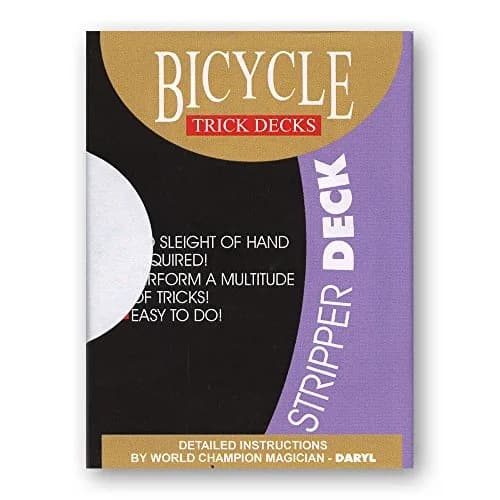 Murphy's Magic Stripper Deck Bicycle (Blue) | Easy Magic Trick for All Ages thumbnail 1