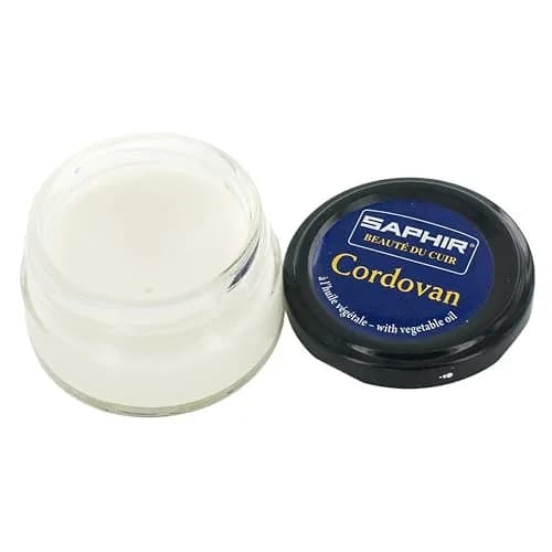 Saphir Crème Cordovan Shoe Polish 50ml (1.69 Fl Oz) | Natural Formula for Shell Cordovan Leather thumbnail 2