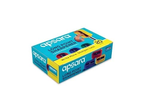 Apsara Long Point Sharpeners - Pack Of 20 | Long Tip for School & Office Use thumbnail 1
