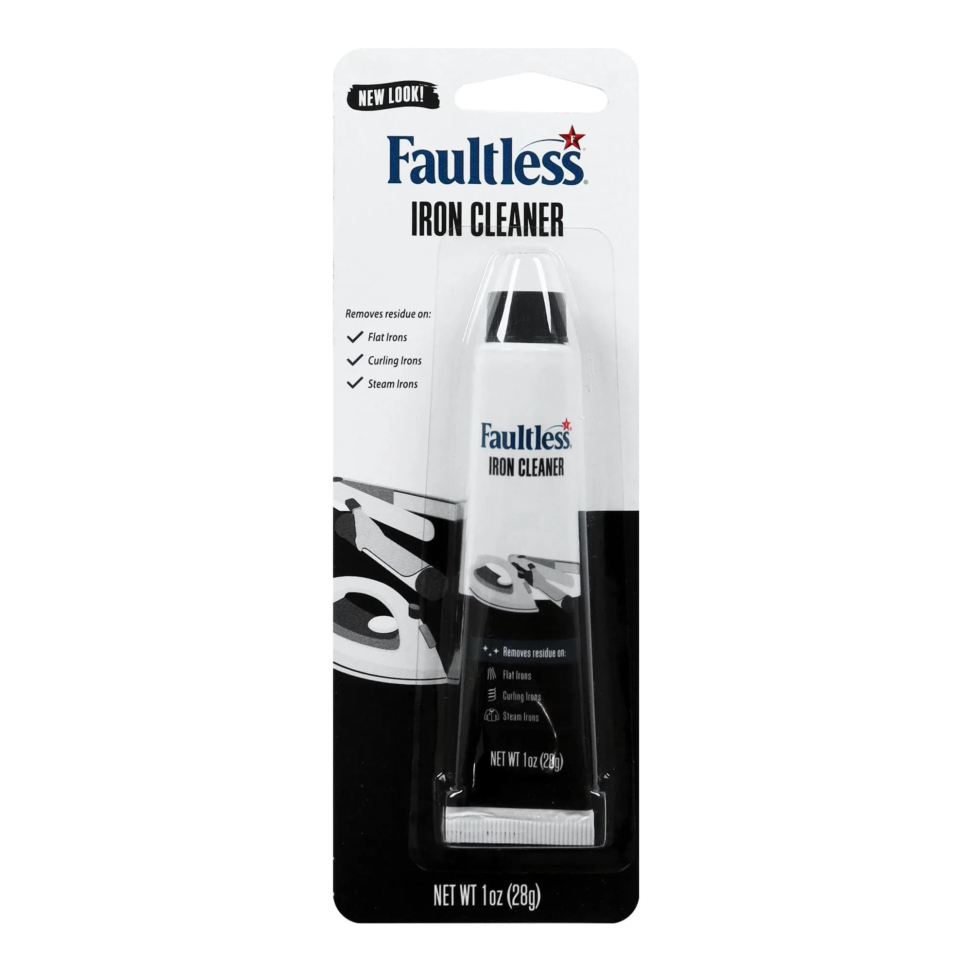 Faultless Hot Iron Cleaner 29.57 ml (1 Fl Oz) | Removes Melted Fabric & Starch Residue - main product image