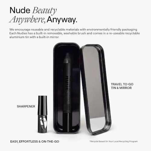 Nudestix Magnetic Matte Eye Color 3-in-1 | Waterproof, Long-Wear, Vegan & Cruelty-Free | Shade: Night thumbnail 7