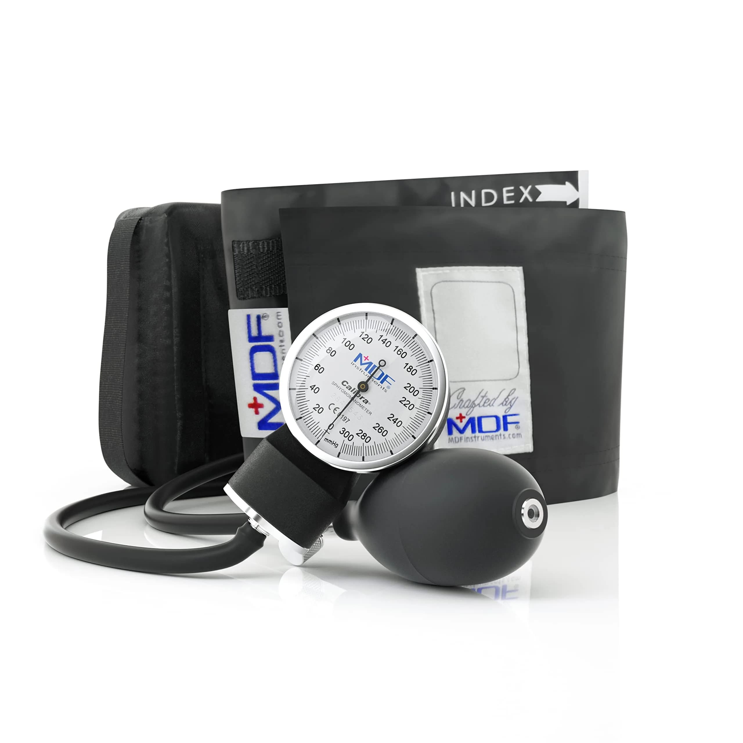 MDF Instruments Calibra Pro Aneroid Sphygmomanometer with Adult Cuff & Case | Lifetime Calibration, Professional Grade - main product image
