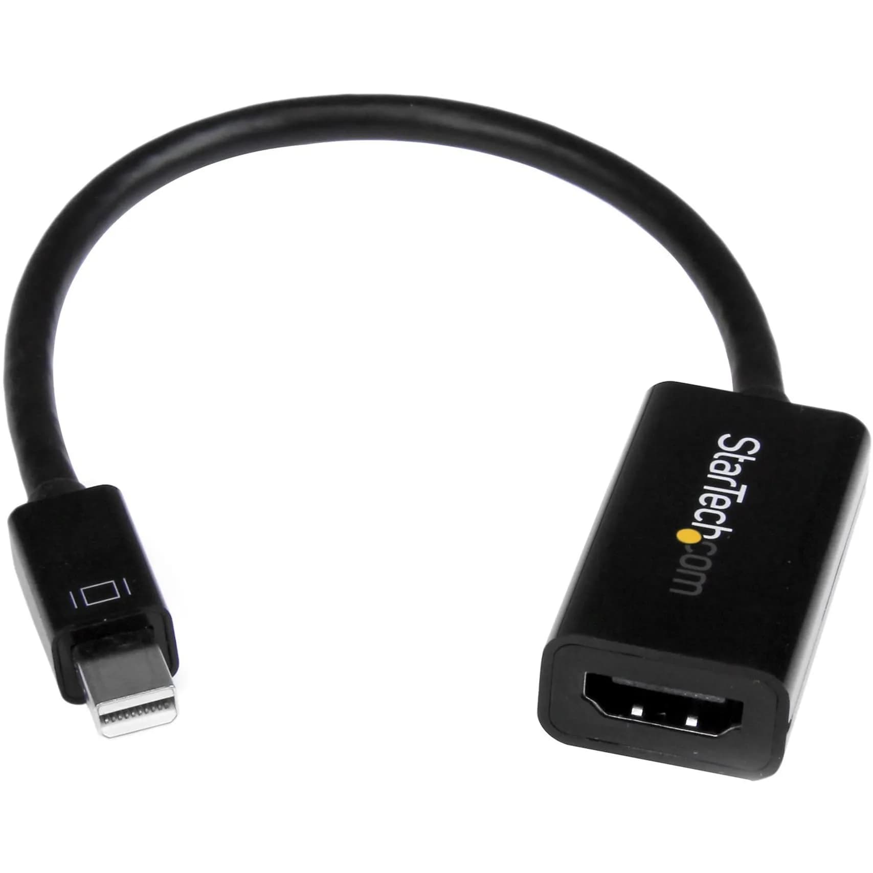 StarTech.com Active Mini DisplayPort to HDMI Adapter 15cm Cable | 4K 30Hz, 1080p, DPCP - main product image