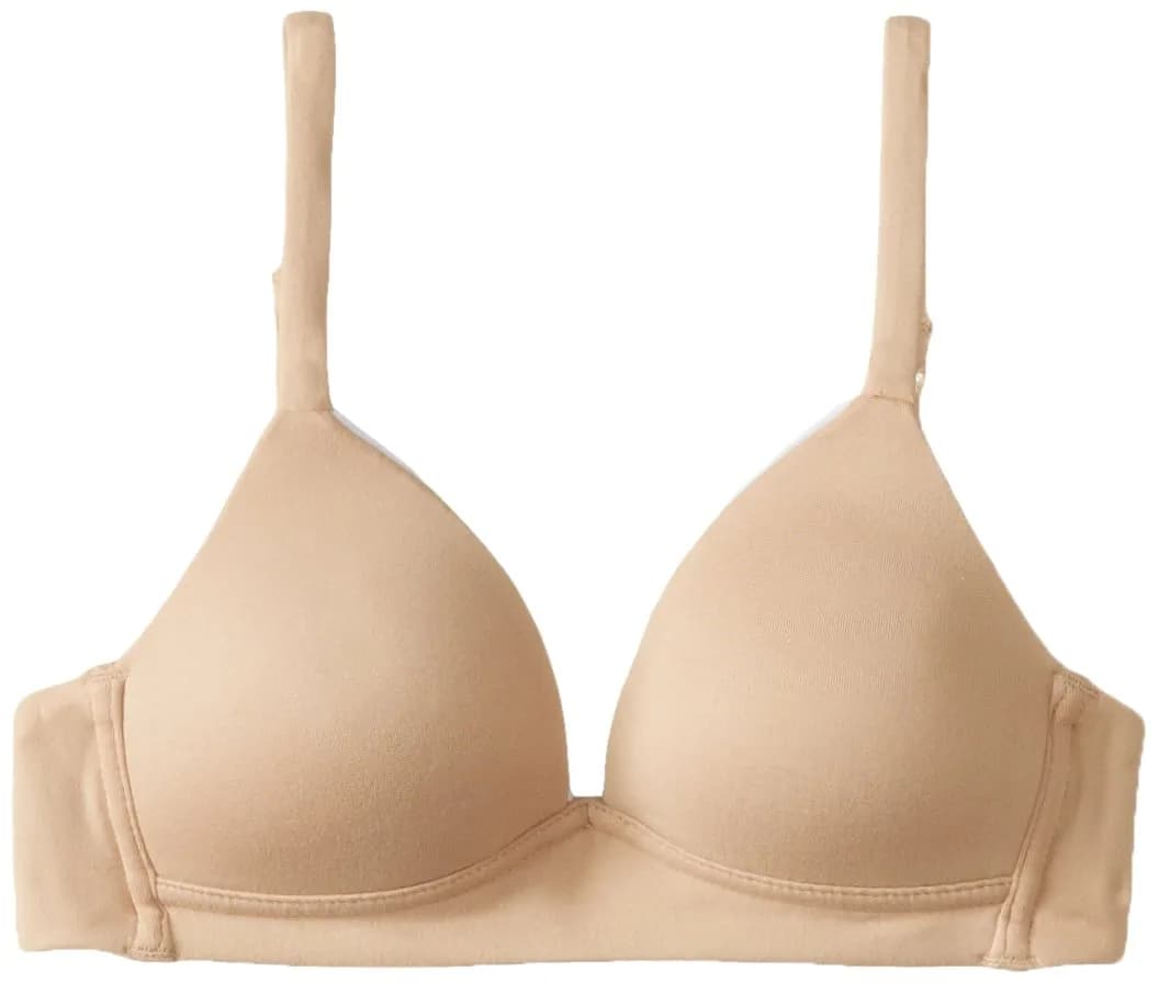 Maidenform Girl Slim Comfort Devotion Wireless Bra, Nude, 30A | Wireless, Molded, Fitted for Modest Young Girls