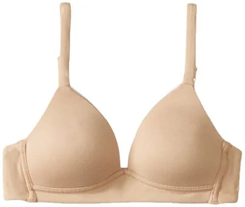 Maidenform Girl Slim Comfort Devotion Wireless Bra, Nude, 30A | Wireless, Molded, Fitted for Modest Young Girls thumbnail 1