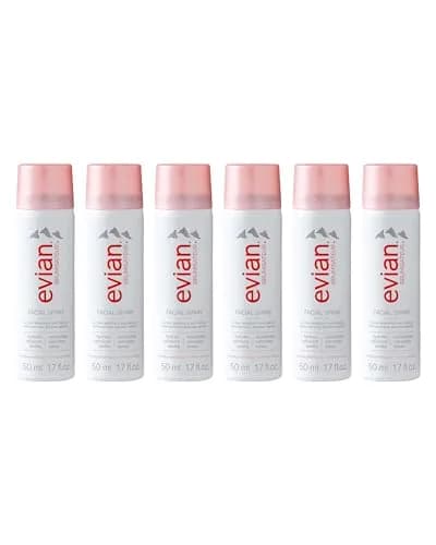 Evian Facial Spray 50ml (1.7 Fl Oz) 6-Pack | Hydrating Mineral Mist for Face & Skin thumbnail 1